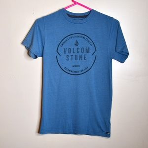 Blue Volcom Logo Shirt Size M